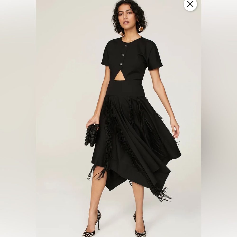 BIBHU COLLECTIVE asymmetrical hem sz 10 (runs small can fit medium as well )